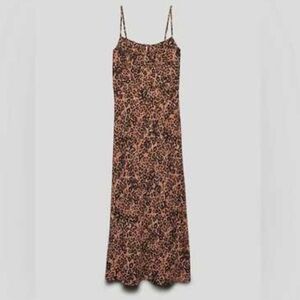 Wilfred Aritzia Bellow Dress - Leopard Print